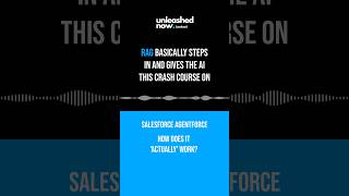 Retrieval Augmented Generation RAG  Salesforce Agentforce aiagents salesforceai [upl. by Ahcas235]