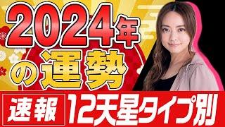 発 表【星ひとみ】2024年の運勢！天星術占い 天星術12タイプ別 星ひとみ [upl. by Occir]