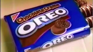 Nabisco Chocolate Creme Oreos Oreo Is Milks Favorite Cookie 2001 TV Commercial HD [upl. by Melton]