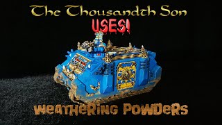 Warhammer hobby tutorial  Using Weathering Powders [upl. by Coreen127]