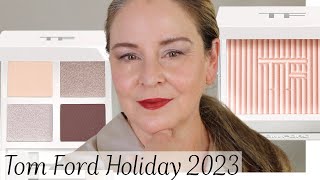 Tom Ford Holiday 2023 Soleil Neige dHiver Eye Color Quad and Soleil Neige Highlighter Rose Irise [upl. by Griffy111]