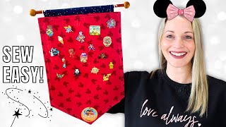 DIY Pin Banner Sewing Tutorial  Beginner Sewing Tutorial [upl. by Ronen]