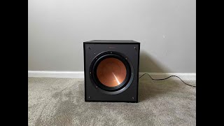 Klipsch R100SW Reference Series Home Theater Powered Active Subwoofer [upl. by Rialc]