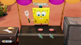 SpongeBob SquarePants The Cosmic Shake  Ready Steady Cook Krabby Patties [upl. by Ralip649]