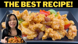 How to Make AUTHENTIC Sweet and Sour Chicken 甜酸鸡 [upl. by Aenal995]