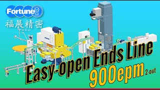 EOE Easyopen ends Production Line for food can EASYOPEN [upl. by Eelana]