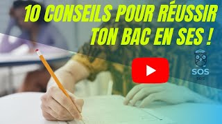 10 conseils pour réussir ton bac en SES [upl. by Oaoj244]