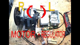 Waschmaschinen Motor anschliessen an einen 230V AC Regulator [upl. by Dodd]