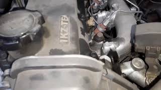 Engine SOUND from a Toyota Landcruiser with a bad oil pump is the 30td 1KZTE [upl. by Winou]