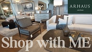 Shop With Me at Arhaus  HighEnd Furniture amp Home Decor Inspiration [upl. by Odraboel578]