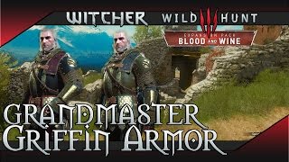 The Witcher 3 Blood and Wine  Grandmaster Griffin School Gear Set Location Scavenger Hunt [upl. by Der]