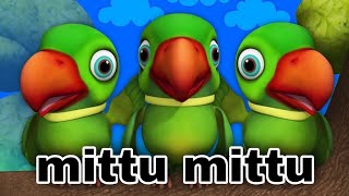 Mittu Mittu Main Tota Main Tota Kids Song Hrimmi Kids World [upl. by Imar]