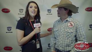 Preston Burr Saddle Bronc Rider Scores an 83 During the 2nd Day for the San Angelo Rodeo [upl. by Reifinnej264]