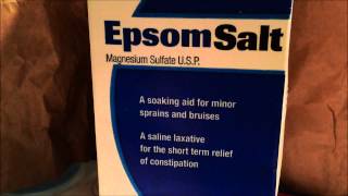 Epsom Salt Uses [upl. by Anauqal]