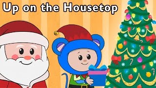 Real Santa Brings Toys  Up on the Housetop  More  Mother Goose Club Phonics Songs [upl. by Lederer]