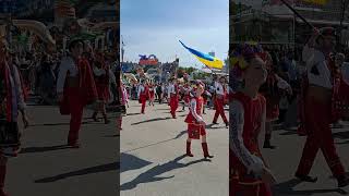 Celebrating Oktoberfest A Vibrant Ukrainian Parade of Dance Dress and Culture in Munich Bavaria [upl. by Mignon]