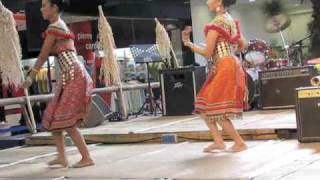 Traditional Dance  Ngajat Iban from Sarawak [upl. by Ynnal]