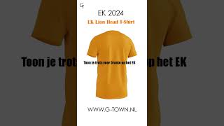 Support Oranje met stijl Limited Edition EK Tshirt met Leeuwenkop [upl. by Averir]