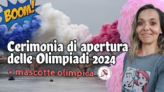 CERIMONIA GIOCHI OLIMPICI Parigi 2024  cosa rappresenta la mascotte  storia arte [upl. by Alberta]