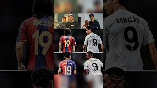 Past amp Future Messi vs Ronaldo 🐐 barcelona realmadrid football footballedits footballedits [upl. by Avrenim]