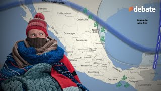 Un NUEVO FRENTE FRÍO se aproxima a México advierte la CONAGUA [upl. by Hadrian]