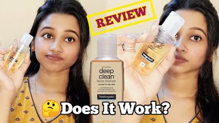 Neutrogena Deep Clean Face Wash Review  Neutrogena Face WashFacial Cleanser Review [upl. by Allehcim]