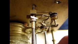 Longcase clock movement with grasshopper escapement [upl. by Millisent524]