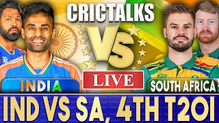 Live IND Vs SA 4th T20I Joburg  Live Scores amp Commentary  India vs South Africa  2024 [upl. by Merle362]