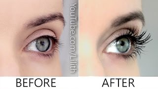 How to grow lashes naturally ✿ DIY for longer thicker fuller eyelashes [upl. by Noissap]