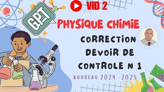 VID 122 CHATGPT corrige un devoir de physiquechimie de première année secondaire [upl. by Euqnimod]