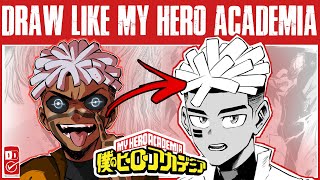 HOW TO DRAW LIKE MY HERO ACADEMIA author HORIKOSHI KOHEI [upl. by Arrio]