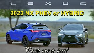 Comparing the Lexus NX 350h hybrid to the NX 450h plugin hybrid [upl. by Brothers]