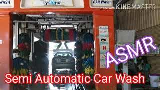 ASMR Semi Automatic Car Wash [upl. by Aliehc]