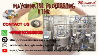 mayonnaise processing line  spread making plant sauce making machine  ketchup making plant [upl. by Ardnahs]