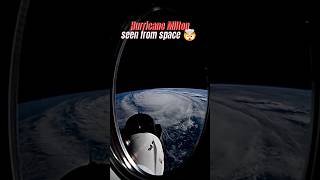 From Space This Storm Looks Insane hurricanemilton [upl. by Barfuss]