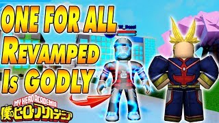 New One For All Revamped is GODLY  Boku No Roblox Remastered [upl. by Euginom]