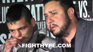 LUCAS MATTHYSSE AT THE PODIUM DURING BRONER VS TAYLOR POSTFIGHT PRESS CONFERENCE [upl. by Libbna]