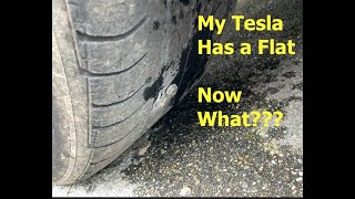 My Tesla Has a Flat Tire Now What [upl. by Selry]