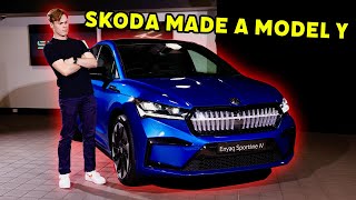 FIRST LOOK at the 2023 Skoda Enyaq Sportline Coupe [upl. by Urban748]