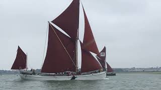 Westerly Konsort sailing River Stour Thames Barges and Walton Backwaters [upl. by Ain700]