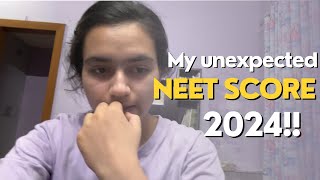 😱My Neet 2024 score Unexpected Rank😭😭😭ntascammer [upl. by Sile265]