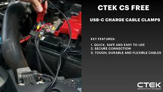 The CTEK CS FREE  The Worlds Smartest Battery Charger [upl. by Sjoberg]