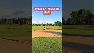 Types of infielders😭⚾️ [upl. by Parrie351]