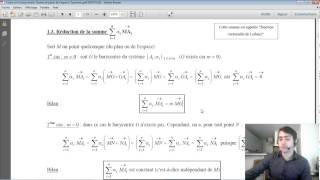 Le Barycentre  Maths Terminale S [upl. by Dolf]