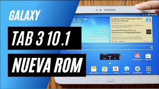 Lineage OS 141 Beta2 Galaxy Tab 3 101 Noviembre 2017 [upl. by Launce]