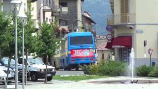 GTT TORINO  MAN UL 313 IN PARTENZA DA PONT CANAVESE CENTRO [upl. by Enitsyrhc854]