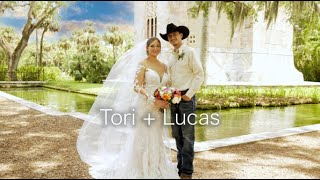 Tori  Lucas Wedding Video  Bok Tower Gardens  Lake Wales Florida [upl. by Anailli]