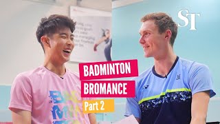 Watch Loh Kean Yew take on Viktor Axelsen in a different kind of rally  Badminton Bromance Part 2 [upl. by Lrem]