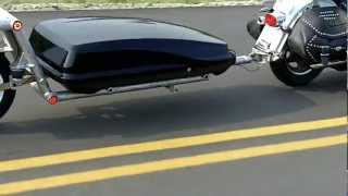 Packrat Trailers ABS Box single wheel motorcycle trailer [upl. by Adirf]