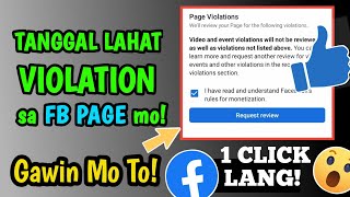 PAANO TANGGALIN ANG VIOLATION SA FACEBOOK PAGE 2023  GAWIN MO TO PARA IWAS VIOLATION [upl. by Ahsirat]